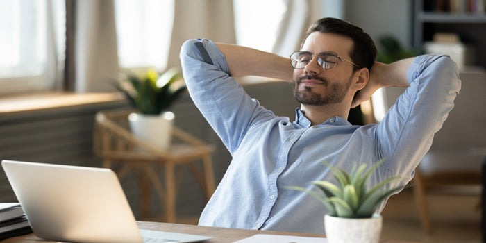 lentes de descanso hombre
