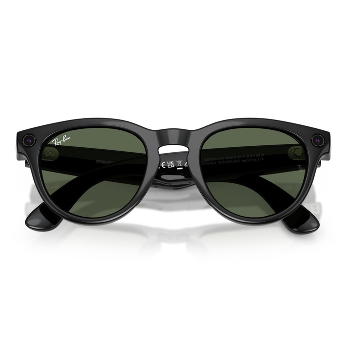 Lentes Ray-Ban Meta 0RW4013F Low Bridge Fit Headliner Negro