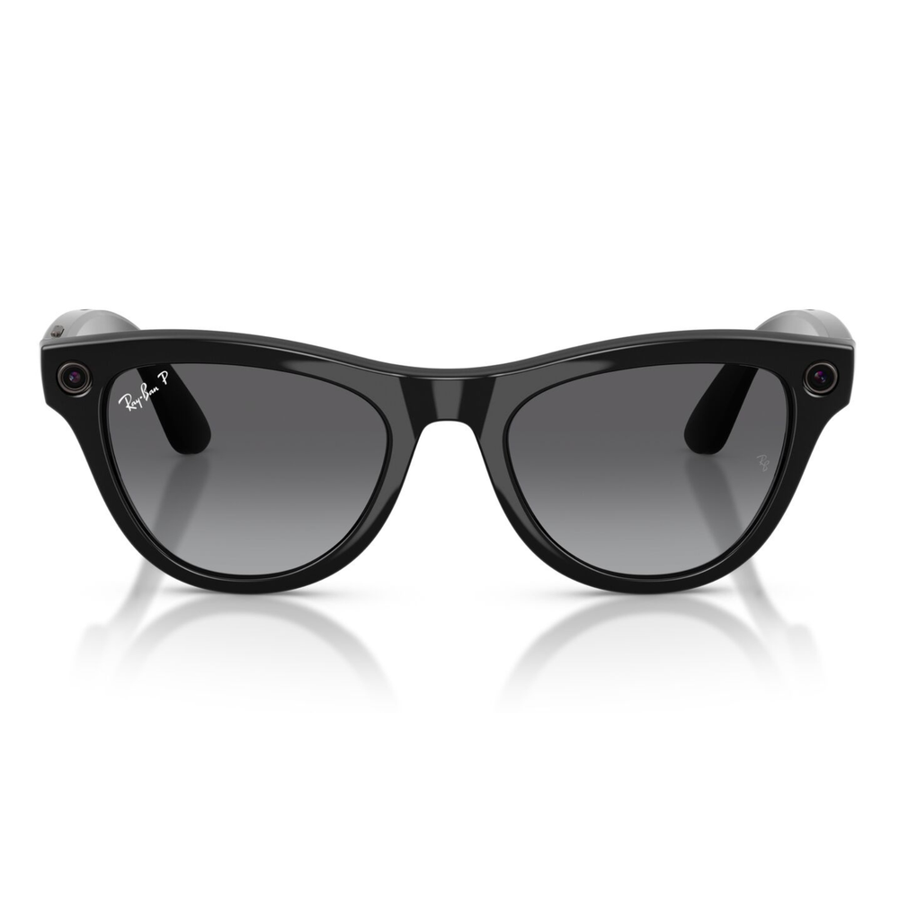 Lentes De Sol Ray-Ban Meta 0RW4014 Skyler Polarizado Negro