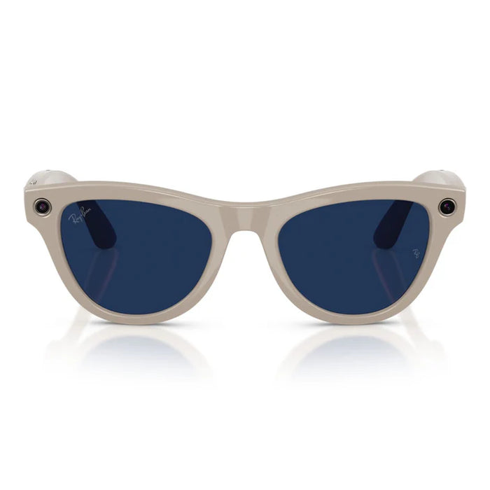 Lentes De Sol Ray-Ban Meta 0RW4014 Skyler Transitions Azul/Gris
