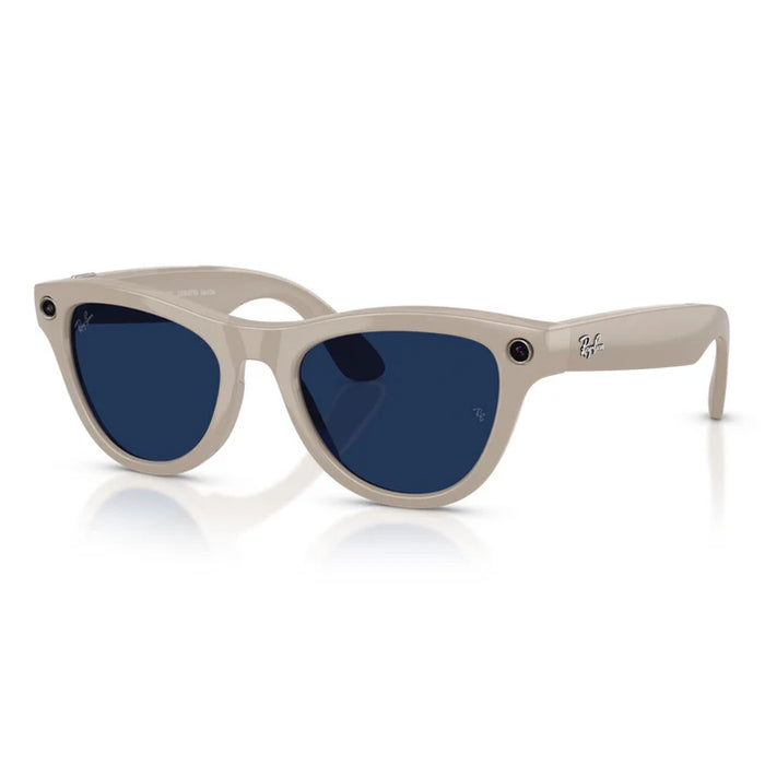 Lentes De Sol Ray-Ban Meta 0RW4014 Skyler Transitions Azul/Gris