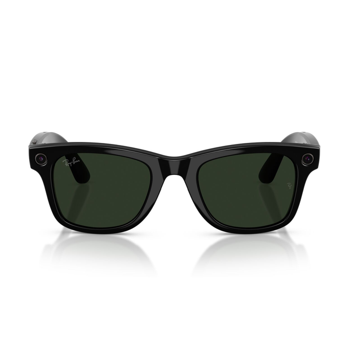 Lentes De Sol Ray-Ban Meta RW4012 Wayfarer Transitions Negro/Verde