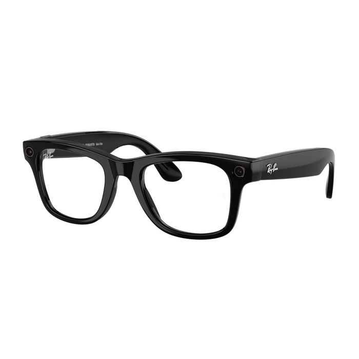 Lentes De Sol Ray-Ban Meta RW4012 Wayfarer Transitions Negro/Verde