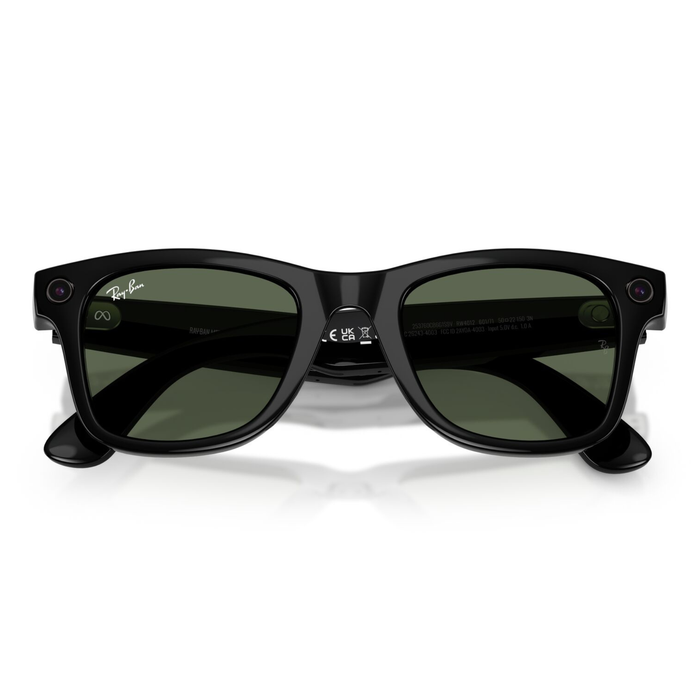 Lentes de sol Ray-Ban Meta RW4012 Wayfarer  Gen Unisex Negro