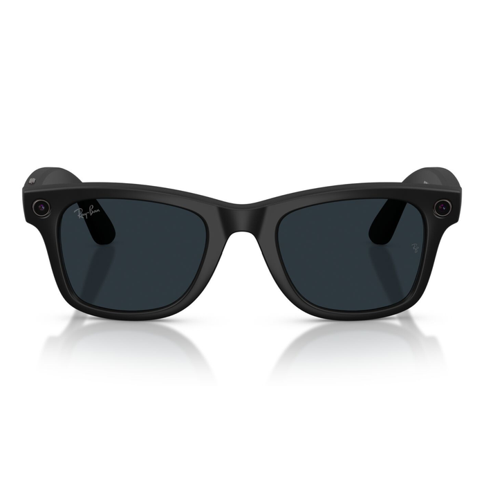Lentes De Sol Ray-Ban Meta RW4012 Wayfarer Transitions Large Negro/Gris