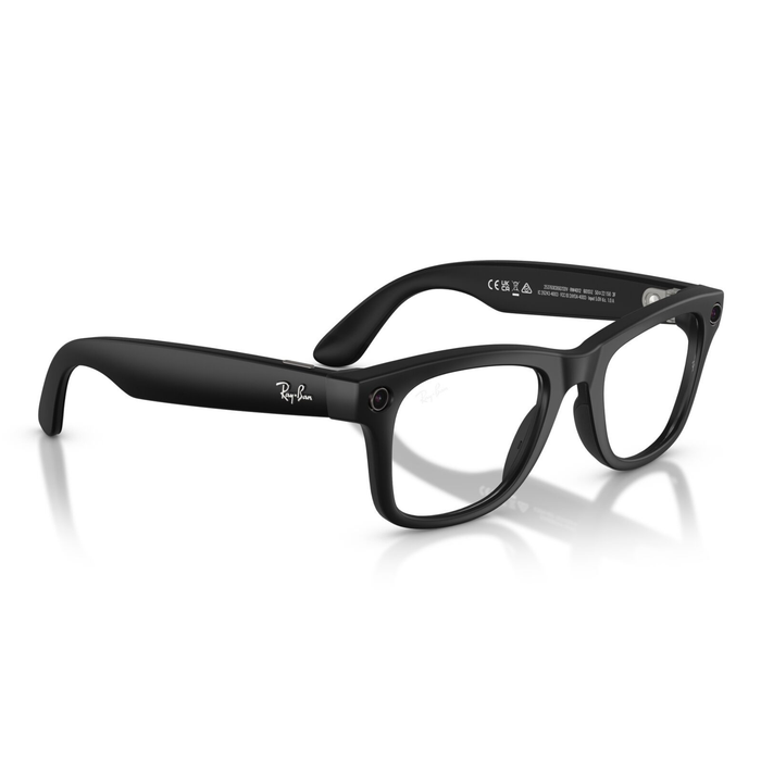 Lentes De Sol Ray-Ban Meta RW4012 Wayfarer Transitions Large Negro/Gris