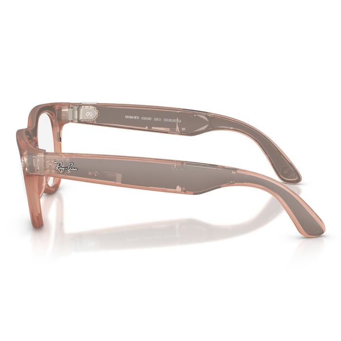 Lentes Ray-Ban Meta 0RW4013 Headliner Transitions Gris/Durazno