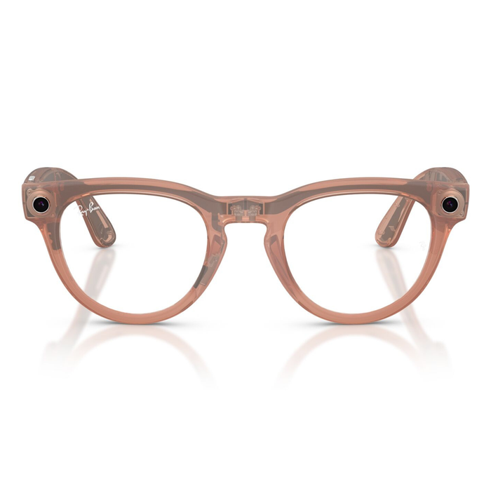 Lentes Ray-Ban Meta 0RW4013 Headliner Transitions Gris/Durazno