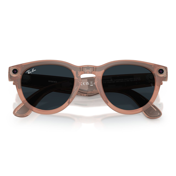 Lentes Ray-Ban Meta 0RW4013 Headliner Transitions Gris/Durazno