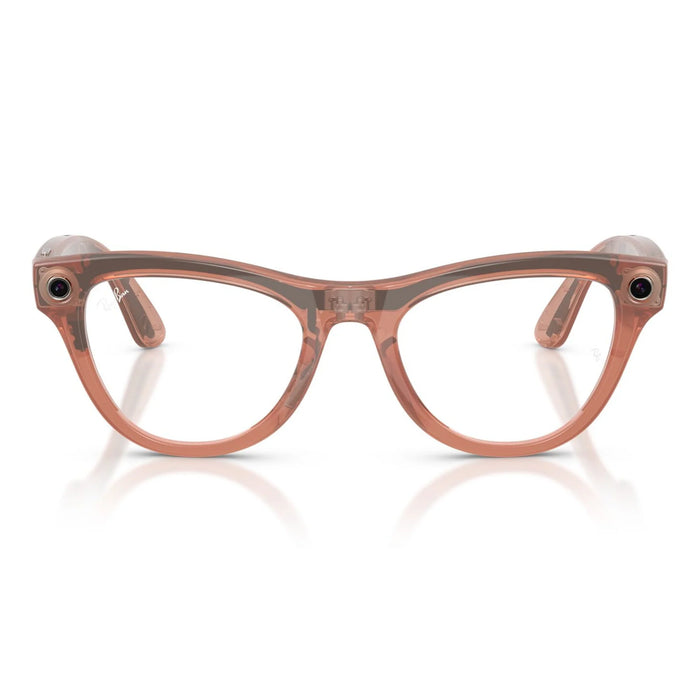 Lentes De Sol Ray-Ban Meta 0RW4014 Skyler Transitions Café/Durazno