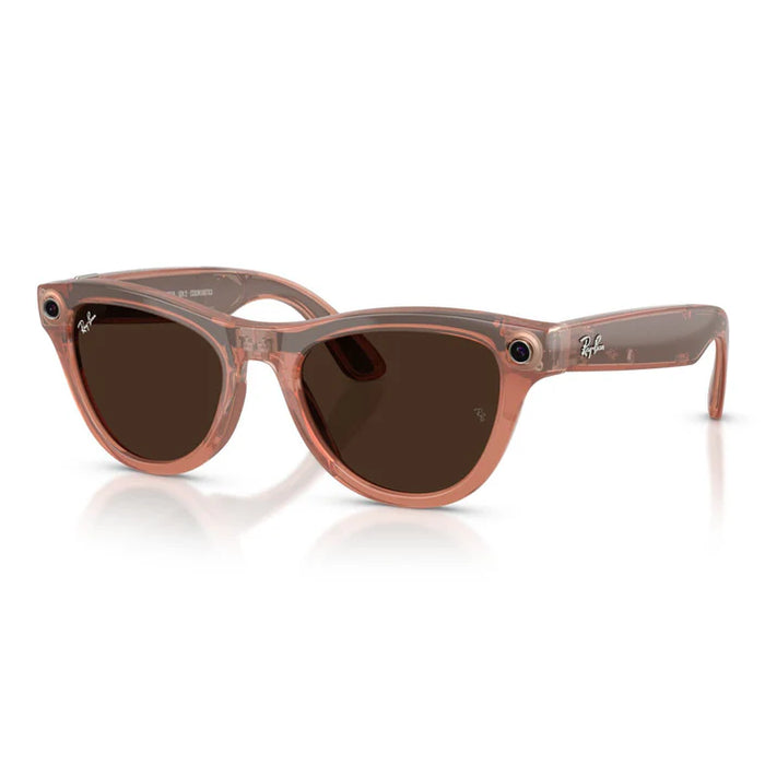 Lentes De Sol Ray-Ban Meta 0RW4014 Skyler Transitions Café/Durazno