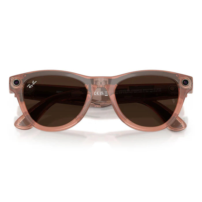Lentes De Sol Ray-Ban Meta 0RW4014 Skyler Transitions Café/Durazno