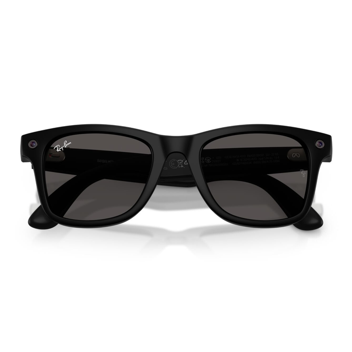 Lentes de sol Ray-Ban meta (Gen 3) Wayfarer Large Negro Mate