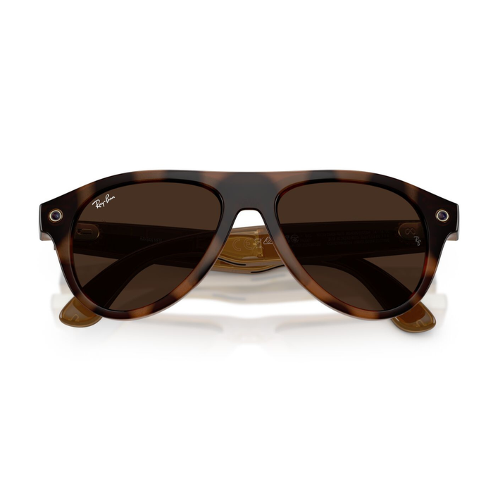 Lentes de sol Ray-Ban meta (Gen 3) Aviator Transitions Havana