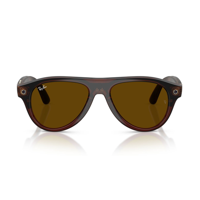 Lentes de sol Ray-Ban meta (Gen 3) Aviator Transitions Transp. Umber