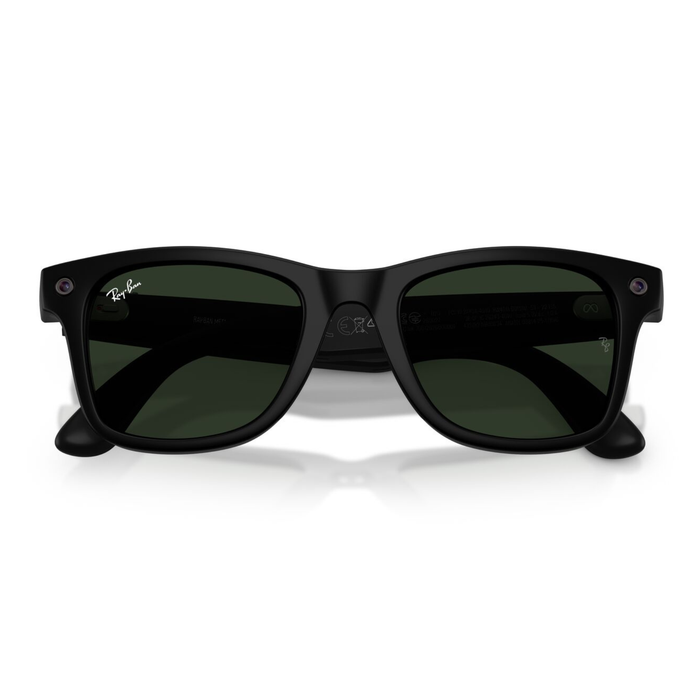 Lentes de sol Ray-Ban meta (Gen 3) Wayfarer Large Transitions Negro Mate
