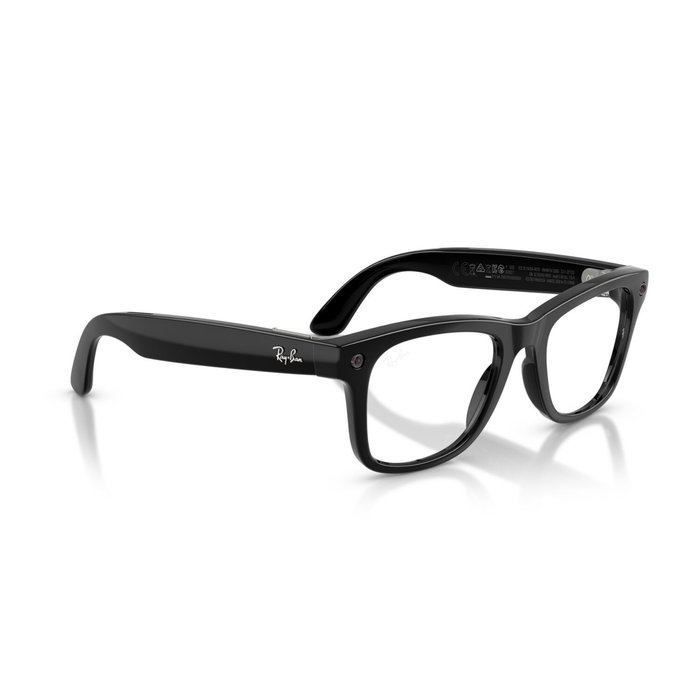 Lentes oftálmicos Ray-Ban meta (Gen 3) Wayfarer Negro