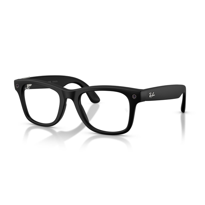 Lentes oftálmicos Ray-Ban meta (Gen 3) Wayfarer Negro