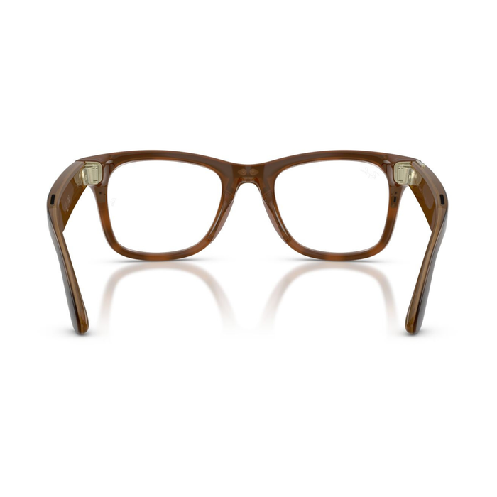Lentes oftálmicos Ray-Ban meta (Gen 3) Wayfarer Havana