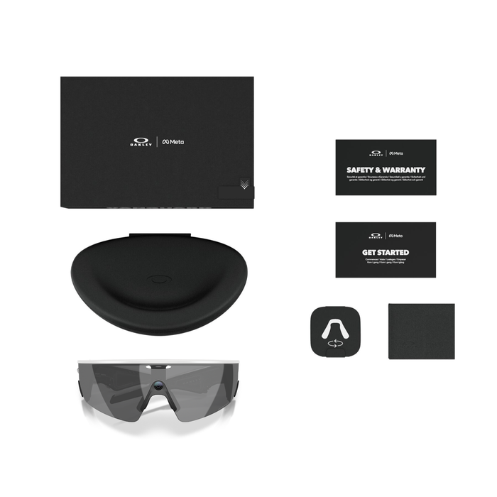 Lentes De Sol Oakley Meta 0OW8001 Vanguard Blanco
