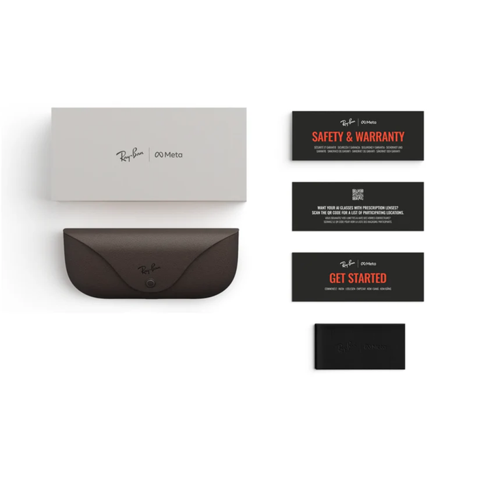 Lentes oftálmicos Ray-Ban Meta 0RW7001 Blayzer Optics Large Habana