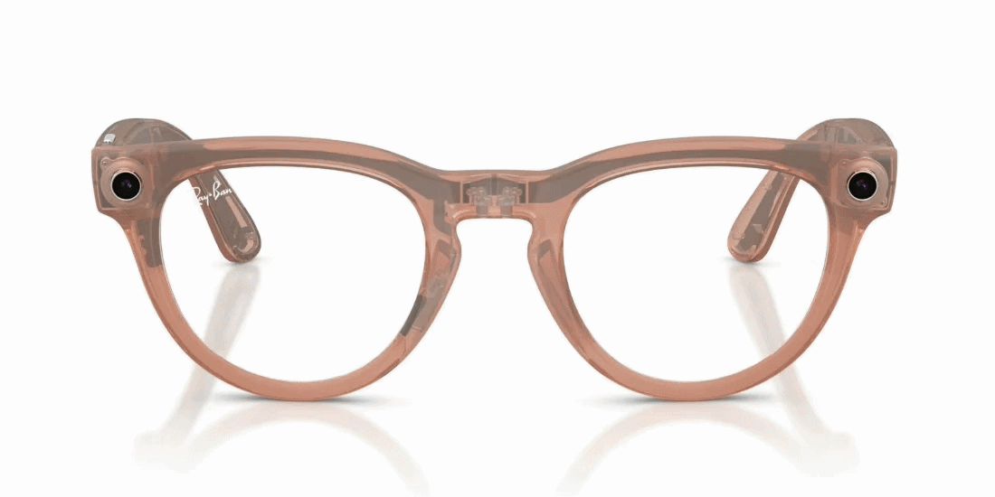 Lentes Ray-Ban Meta 0RW4013 Headliner Transitions Gris/Durazno