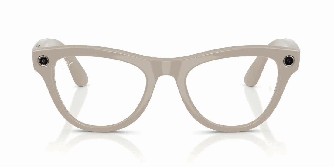 Lentes De Sol Ray-Ban Meta 0RW4014 Skyler Transitions Azul/Gris