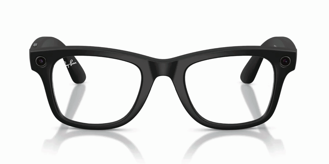Lentes De Sol Ray-Ban Meta RW4012 Wayfarer Transitions Large Negro/Gris