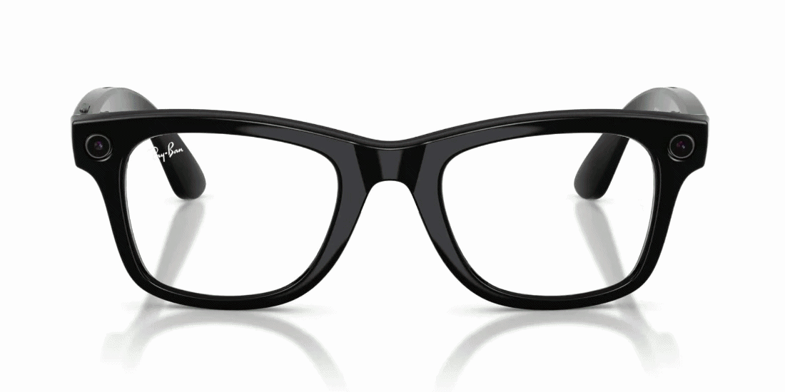 Lentes Ray-Ban Meta RW4012 Wayfarer Transitions Large Negro/Verde
