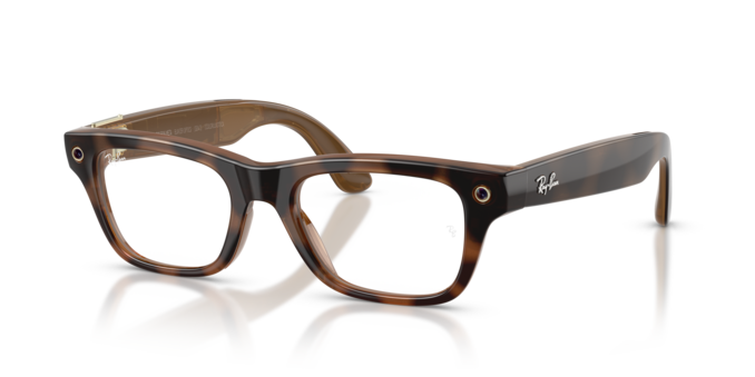 Lentes oftálmicos Ray-Ban Meta 0RW7001 Blayzer Optics Large Habana